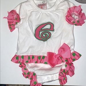 Monogrammed onesie